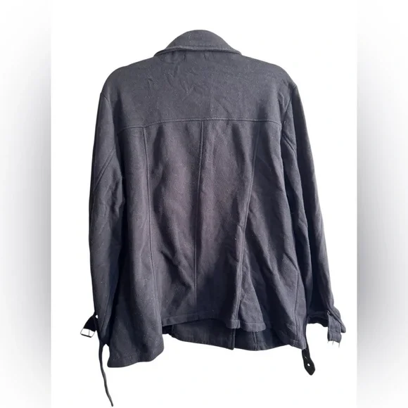 Torrid Black Peacoat Jacket Size 1 plus size - Picture 2 of 8